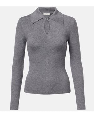 Emilia Wickstead Pullover Ambrose Aus Wolle - Grau
