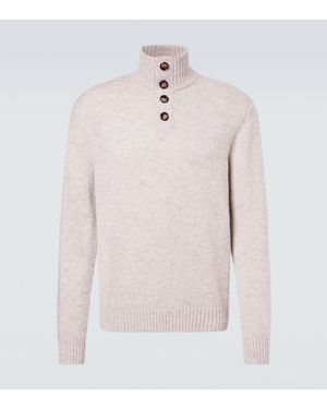 Allude Pullover Aus Wolle Und Kaschmir - Natur