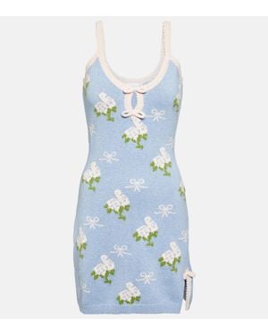 LoveShackFancy Miniabito Lopez - Blu