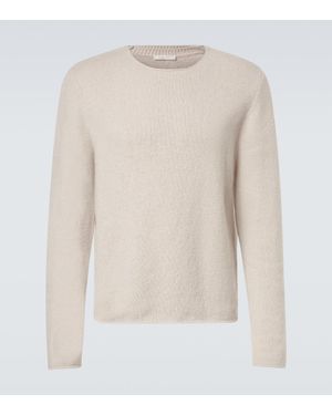 The Row Nikola Wool Sweater - White