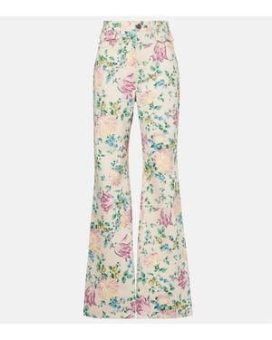 Chloé High-Rise Flared Jeans - Grün