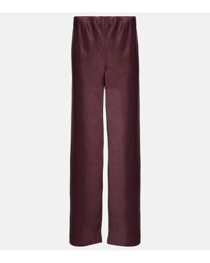 Vince Pantaloni A Gamba Larga - Rosso