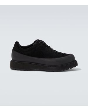 Stone Island Compass Suede Trainers - Black