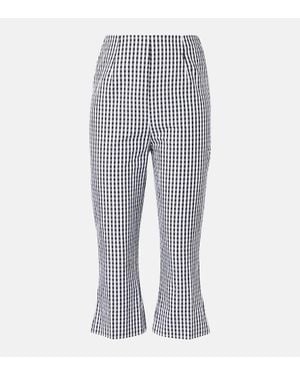 Faithfull the Brand Caprihose Aus Baumwollpopeline - Blau