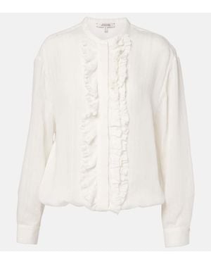 Dorothee Schumacher Blusa Cool Stripe - Bianco