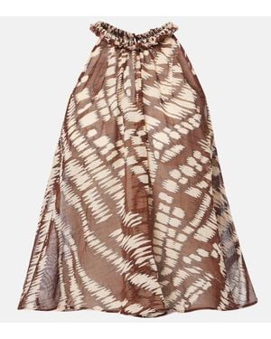 Poupette Top Cleo Aus Baumwolle - Braun