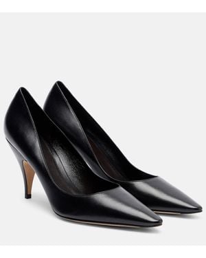 The Row Pumps Liisa Aus Leder - Schwarz