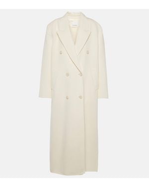 Frankie Shop Gaia Oversized Wool-Blend Coat - Natural