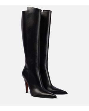 McQueen Stivali Al Ginocchio Birdee - Nero