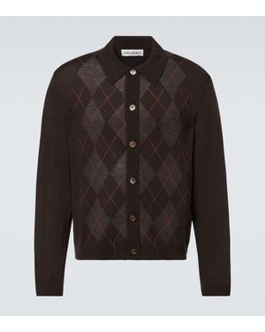Our Legacy Cardigan Evening Aus Wolle - Schwarz