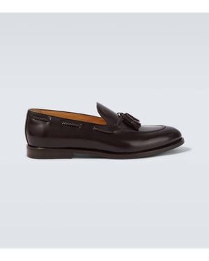 Brunello Cucinelli Mocassins En Cuir - Marron