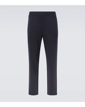 Moncler Jersey Slim Trousers - Blue