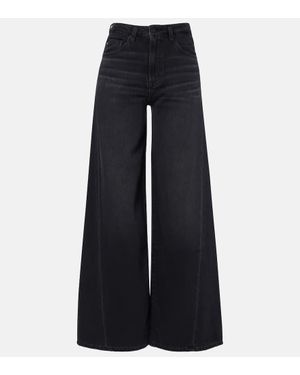 AG Jeans High-Rise Wide-Leg Jeans Helsinki - Blau