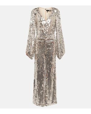 ROTATE BIRGER CHRISTENSEN Mono Ancho Sirin Con Lentejuelas - Neutro