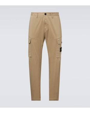 Stone Island Cargohose Aus Baumwolle - Natur