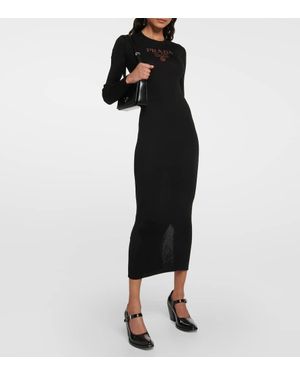 Designer Prada Printed Silk Dresses for Women - Up to 44