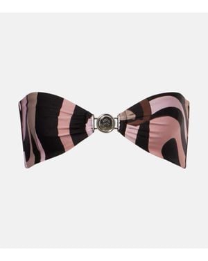 Emilio Pucci Bikini-Oberteil Marmo - Braun