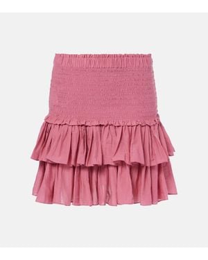 Isabel Marant Minirock Naomi Aus Einem Baumwollgemisch - Pink