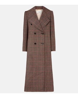Chloé Mantel Aus Schurwolle - Braun