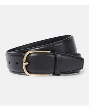 TOTEME Leather Belt - Black