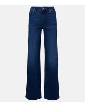 FRAME Le Slim Palazzo Wide-Leg Jeans - Blue