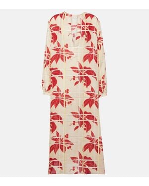 Loro Piana Abito Midi - Rosso