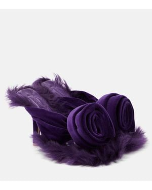 Burberry Sandali Infradito Step Rose - Viola
