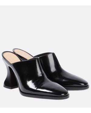 Bottega Veneta Cha-Cha Leather Mules - Black