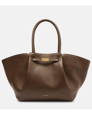 DeMellier London New York Leather Tote Bag - Brown