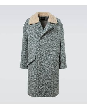 ZEGNA Mantel Aus Wolle Und Kaschmir - Grau