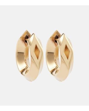 Burberry Orecchini A Cerchio Hollow Small - Neutro