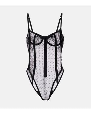Dolce & Gabbana Body Aus Spitze - Schwarz