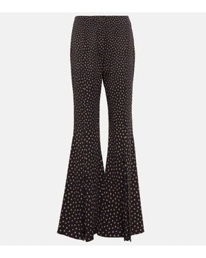 Proenza Schouler Pantaloni Flared A Vita Alta - Nero