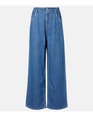 Proenza Schouler Salome Wide-Leg Jeans - Blue