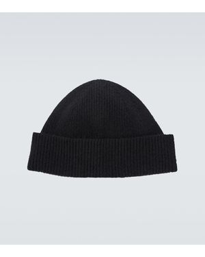 ZEGNA Gorro Acanalado De Cachemir - Negro
