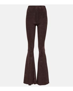 Stouls Pantalones Flared Cherilyn De Ante - Marrón