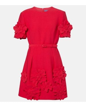 LEO LIN Robe Aurelie A Fleurs - Rouge