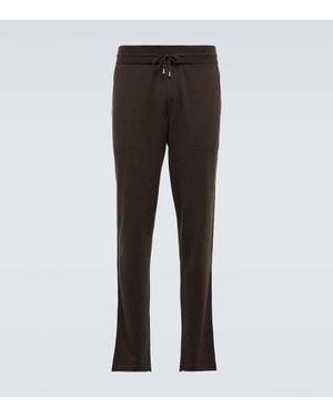 Loro Piana Hose Aus Kaschmir Und Baumwolle - Grau