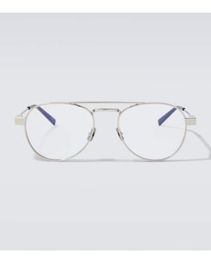 Saint Laurent Aviator-Brille Sl 808 Opt - Mettallic