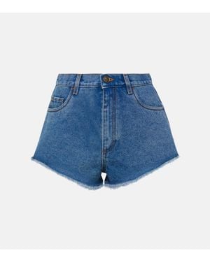 Etro Shorts Di Jeans - Blu