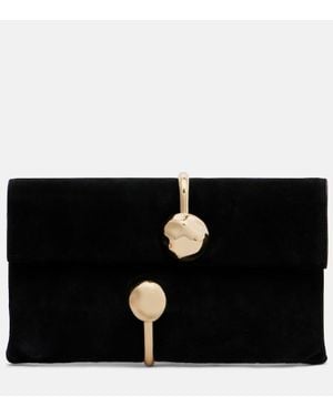 Jonathan Simkhai Clutch Amaya Aus Veloursleder - Schwarz