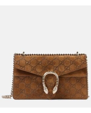 Gucci Sac Dionysus Small En Daim - Marron