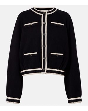 Tory Burch Wool And Cashmere-Blend Jacket - Black
