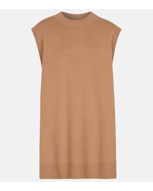 Prada Oversize-Pullunder Aus Kaschmir - Braun