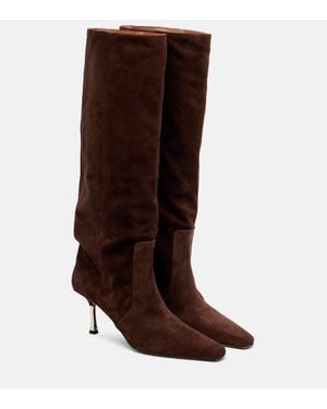 Paris Texas Stiefel Bettina 75 Aus Veloursleder - Braun