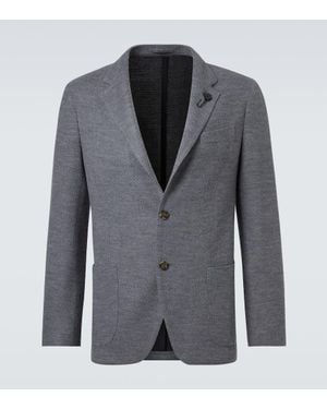 Lardini Blazer Aus Wolle - Grau