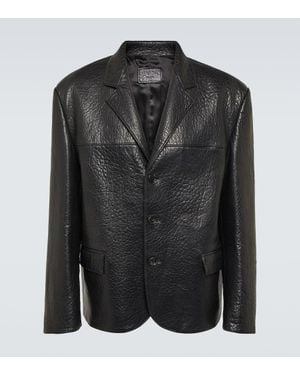 Prada Leather Jacket - Black