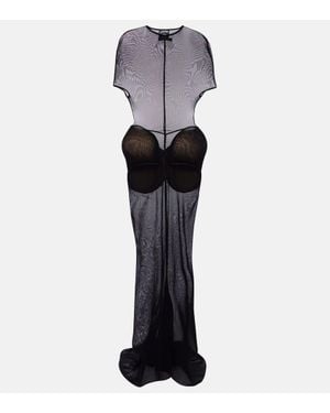 Jean Paul Gaultier Shayne Oliver Edition Maxi Dress - Black
