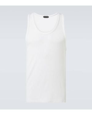 Tom Ford Cotton Tank Top - White