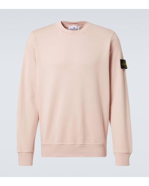 Stone Island Compass Cotton Jersey Sweatshirt - Pink